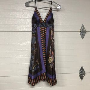 Satin summer dress